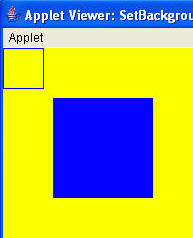 Set Background Color in java